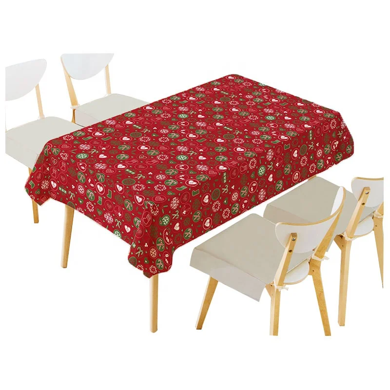 Christmas Embroidery Cheap Hotel Large Type Of Fabric For Tablecloth