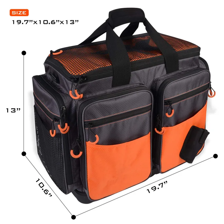 Durable Carp Fishing Bag Box,Saltwater Resistant Fishing Shoulder Bag