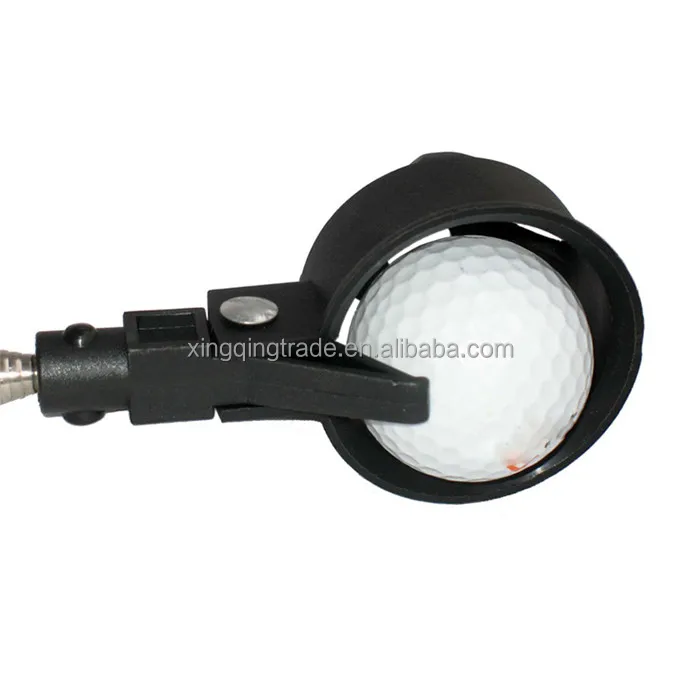 Retractable Scoop Telescopic Golf Ball Retriever Pick Up Steel Saver Shaft Tool