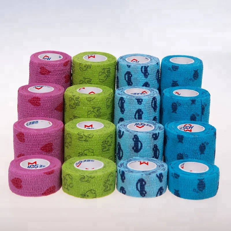 
companies representative veterinary products printed sports tape cohesive bandage 