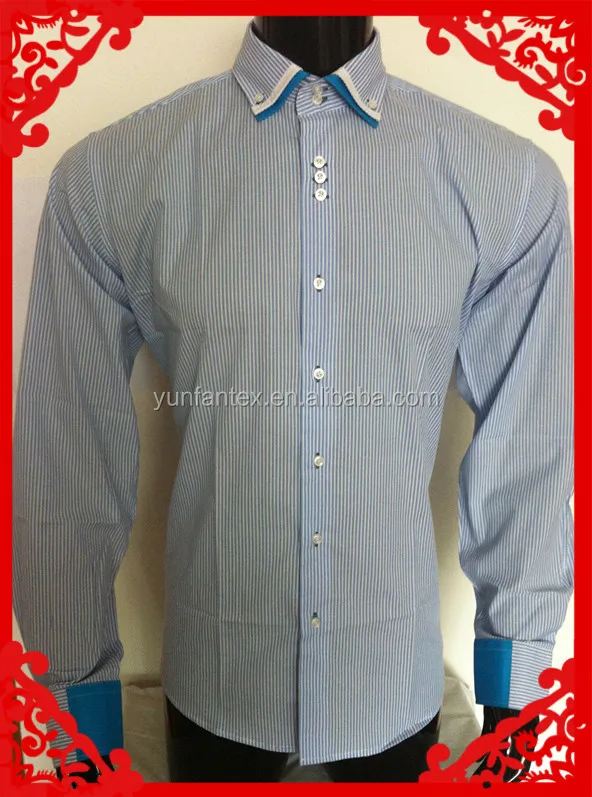 2021 latest stripe cotton casual turkey STYLE MEN SHIRT