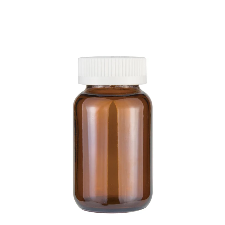 100 ml 150 ml 200 ml clear amber empty airtight child resistant proof pharmacy pill packaging Bottles
