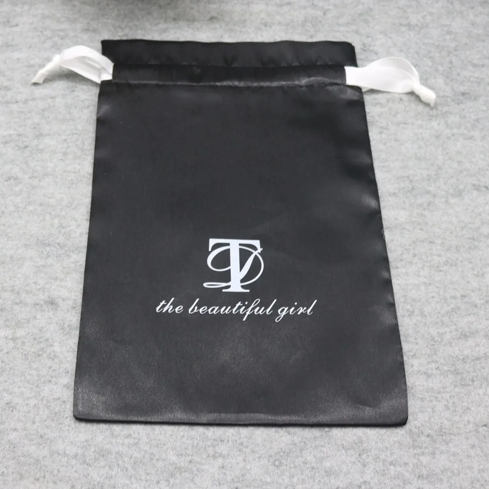 Hot Selling Colorful Satin Dust Bag Shoe Cosmetic Bags Drawstring Pouch