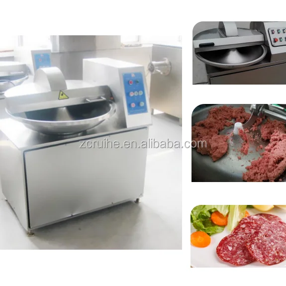 ZB-20 Food Meat Sausage Bowl Cutter Chopper