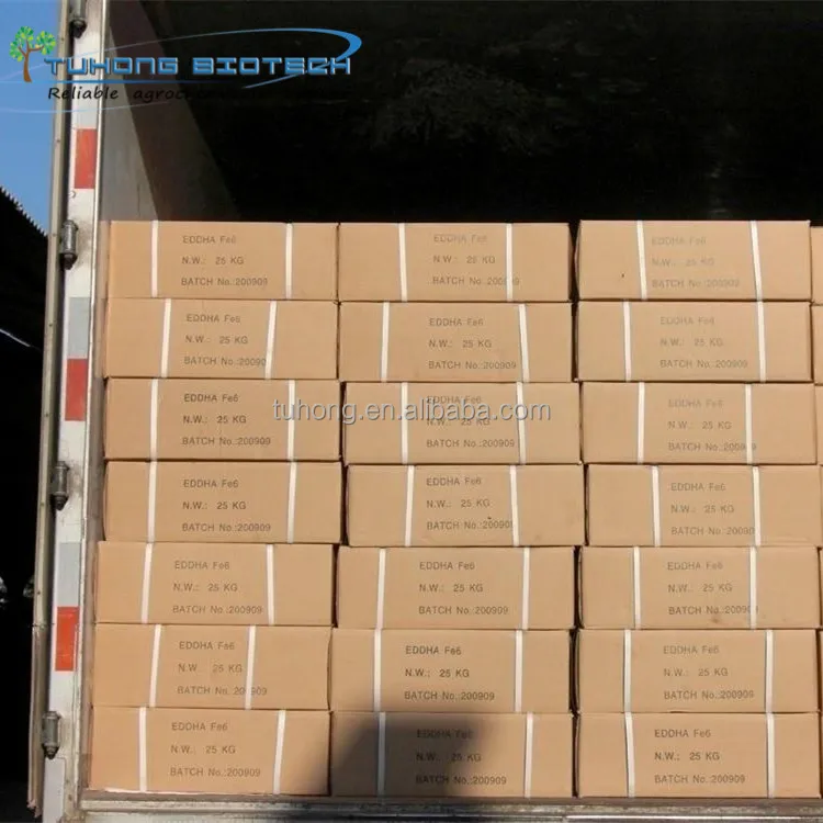 
EDDHA-Fe-6Efficient chelate iron fertilizer Yellow leaf disease bane/Organic Fertilizer EDDHA Fe 6% 