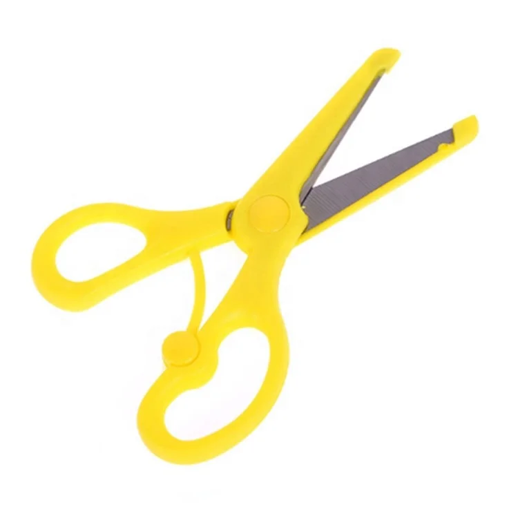 
Beautiful plastic craft scissor for children kids safety scissors 