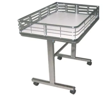 White High Quality Food Promotion Desk Display Sales Foldable Counter Folding Supermarket Table