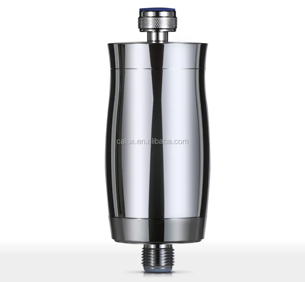 Metal Housing 10-stage Shower Filter Add Vitamin C , Work with any Shower Head & Handhold Shower, High Output flow water