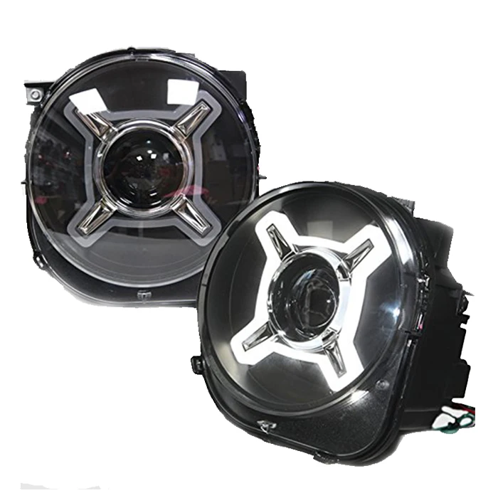 Комплект для переоборудования HID, сборка ксеноновых фар 6000K, Белый DRL, подходит для Jeep Renegade 2015-2018