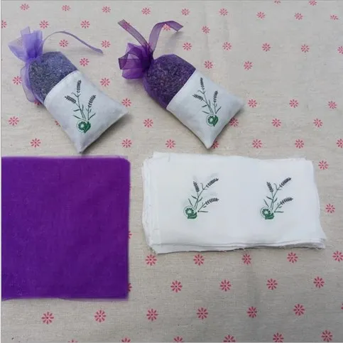 
high quality Cotton Embroidered Custom Linen Hand Embroidery Fragrance sachet Bags 