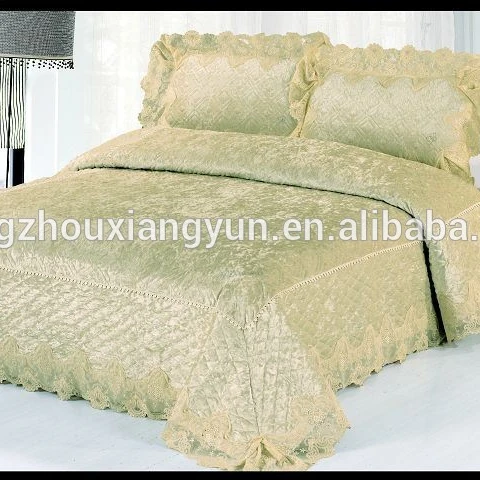 customized design bedding sets 4pcs velvet home bedding
