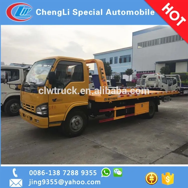 
New style flatbed tow truck dimensions wrecker tow truck in Laos 