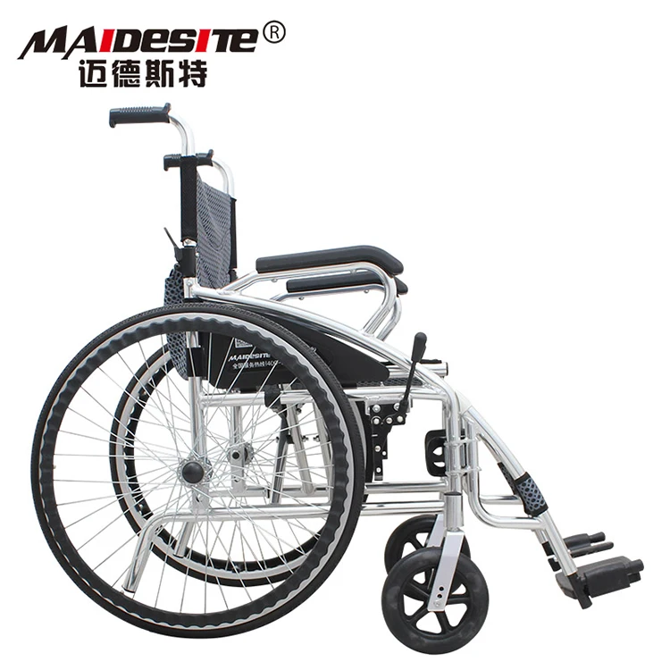 aluminum foldable handicapped manual wheelchair manufacturer