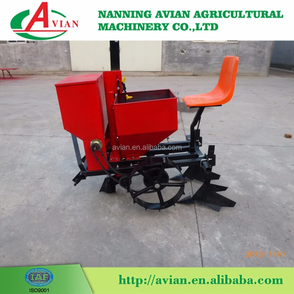 Double Rows Potato Planter Seeder / Garlic Planter Machine / Sweet Potato Planting Machine