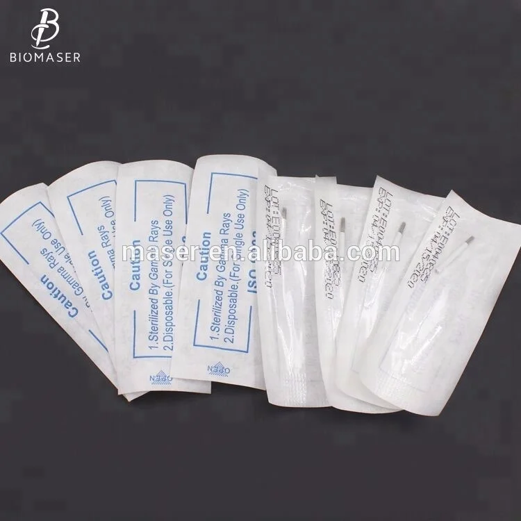 Иглы для перманентного татуажа бровей, иглы для перманентного макияжа, иглы для микроблейдинга, круглые иглы