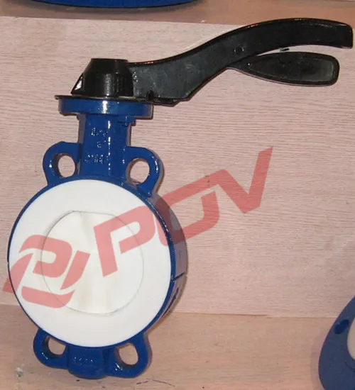 F46 соляной кислоты руководство турбины PN16 поворотный затвор