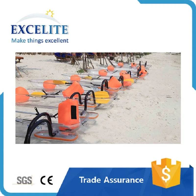 Crystal PC canoe clear kayak florida with good loading capacity