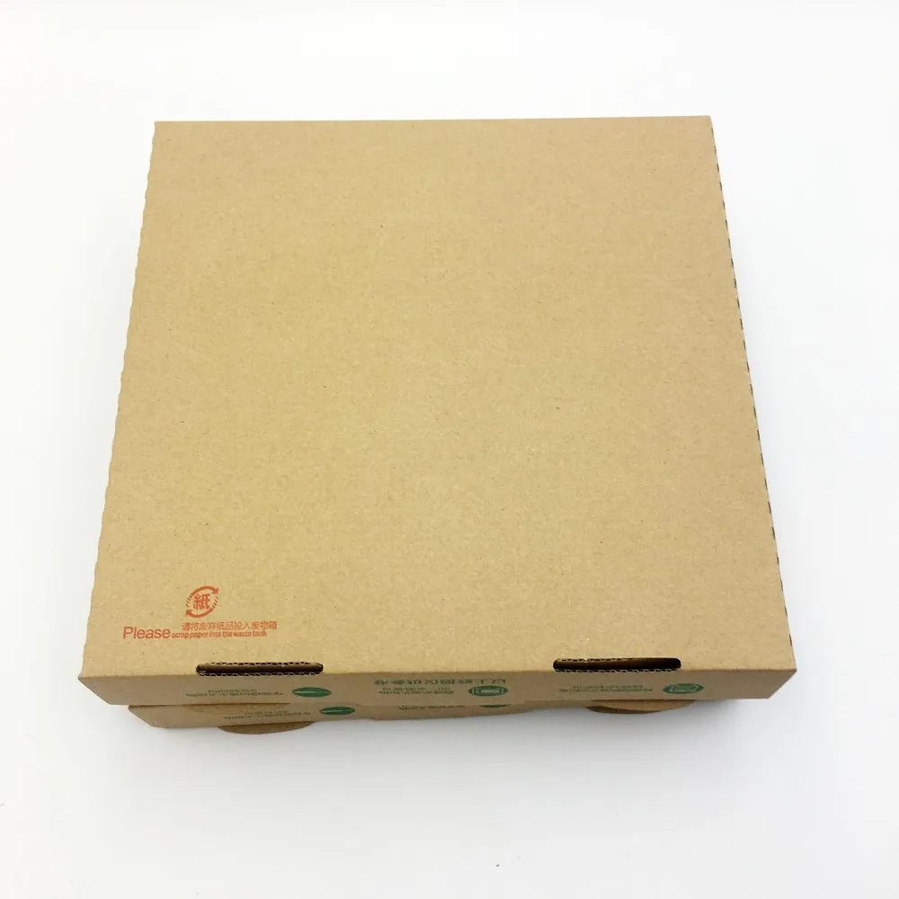 Factory Price Custom Corrugated Brown Paper 12 inch Pizza Box