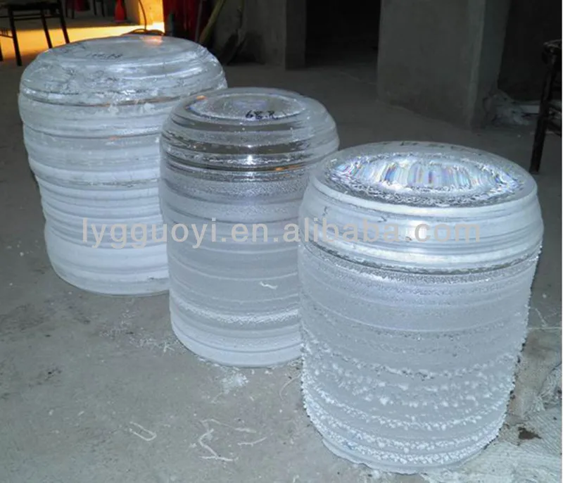 High Quality Polished Silica Fused Quartz Glass Ingot
