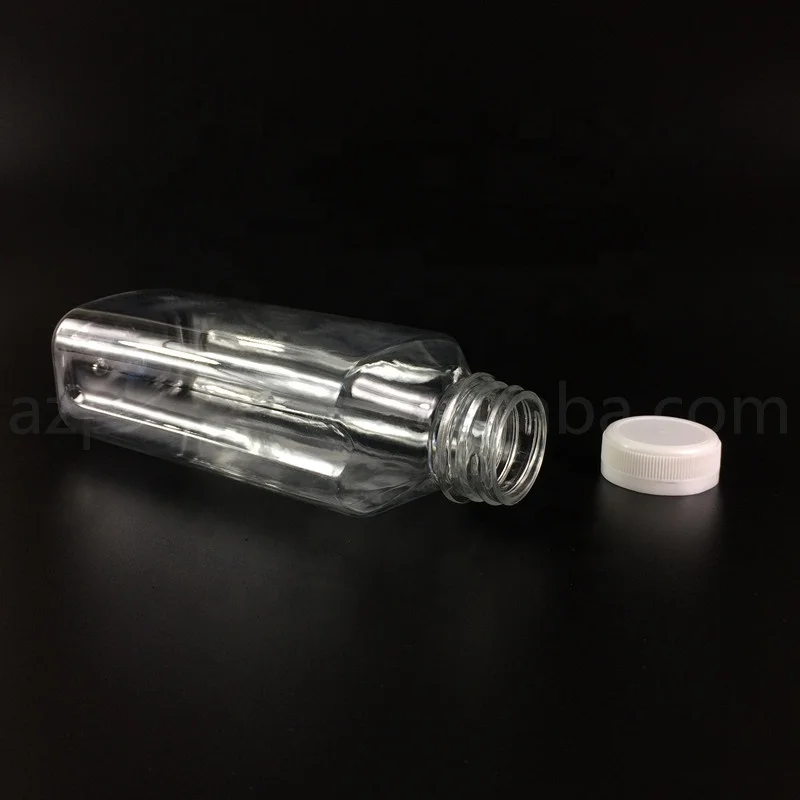 Disposable 350ml PET Plastic Juice Wine Water Bottle Beverage Bottle
