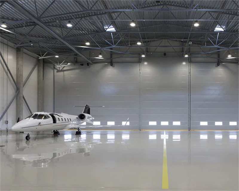 Long Span Curved Roof Steel Shed Airport Hangar Large Span Steel Truss Roof