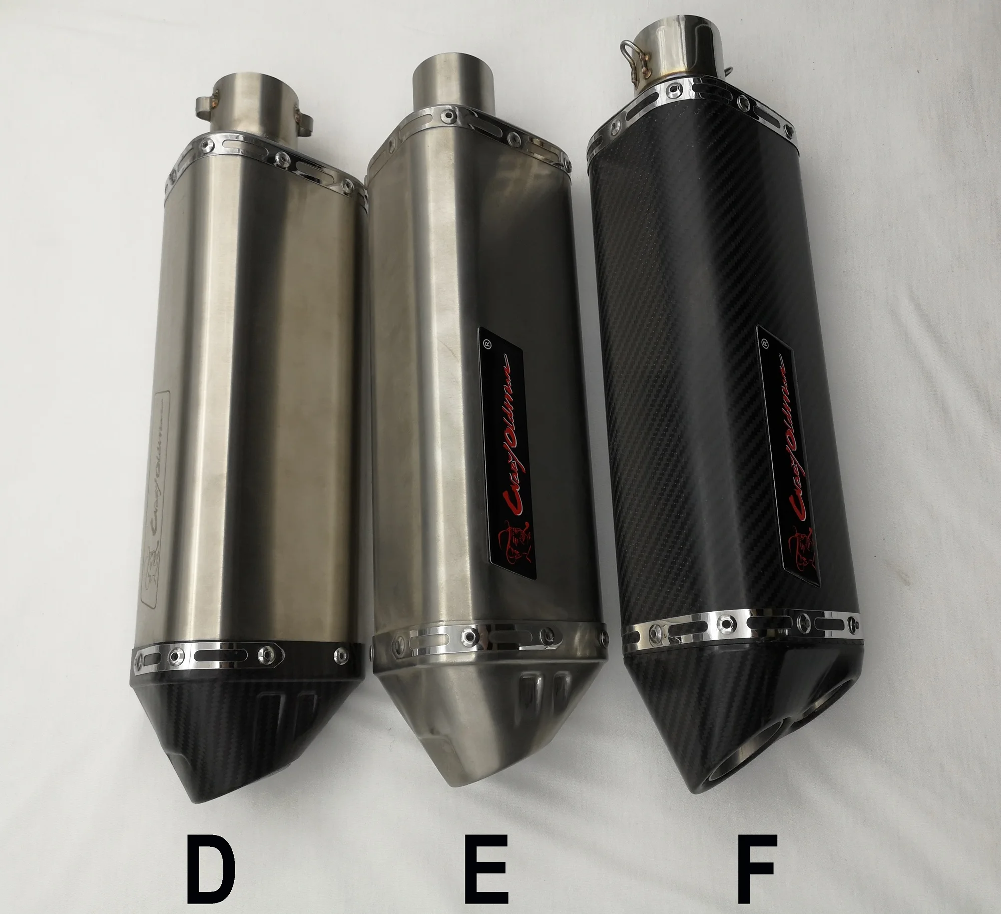 
CRAZY OLD MAN motorcycle modified exhaust muffler S126 for 200-600cc motorcycle exhaust system S126 