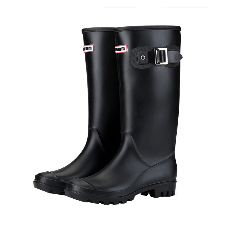 
Customized wholesale beautiful ladies tall rainboots reusable wellies pink fashion rain shoes for women 