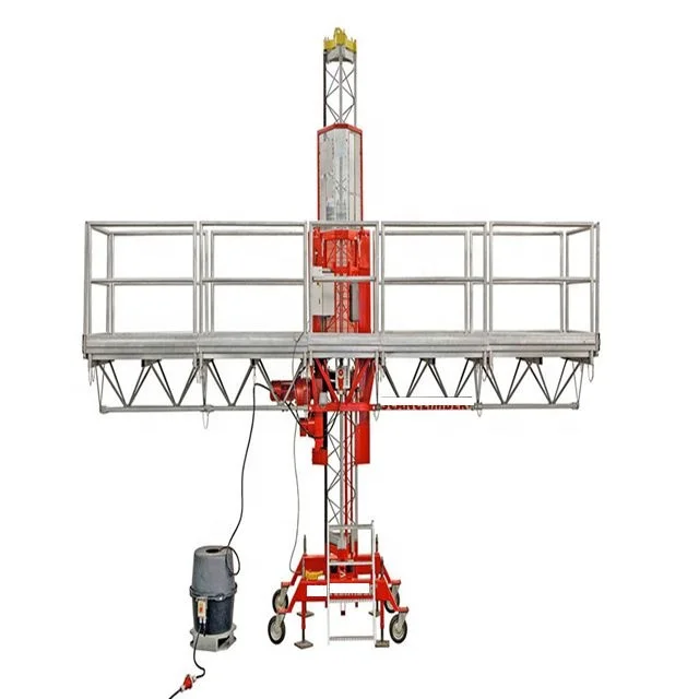 hot sale mast climbing work platform with 700mm*700mm*1508mm mast type
