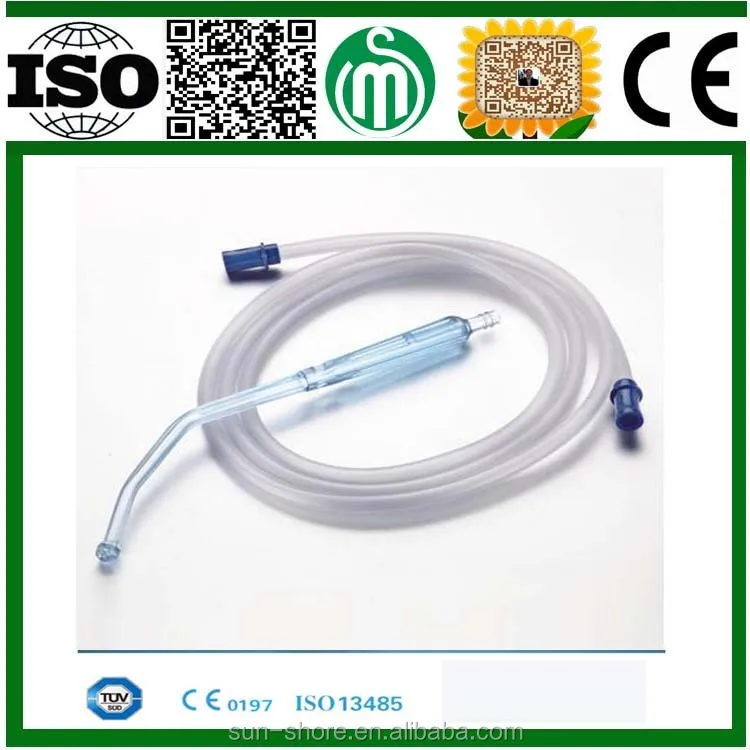 Disposable Medical Surgical Yankauer Handle Set Suction Connecting Connection Cannula Catheter Tube