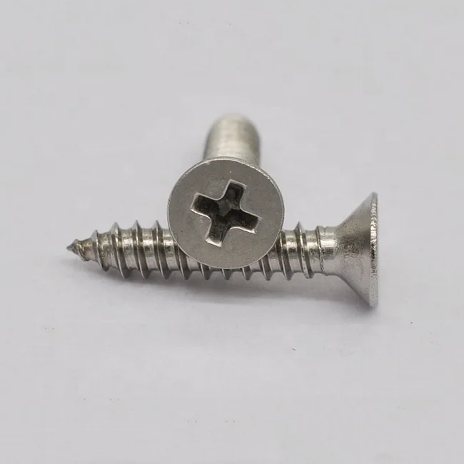 Phillips stainless steel countersunk flat head self tapping Screw drilling screw M3