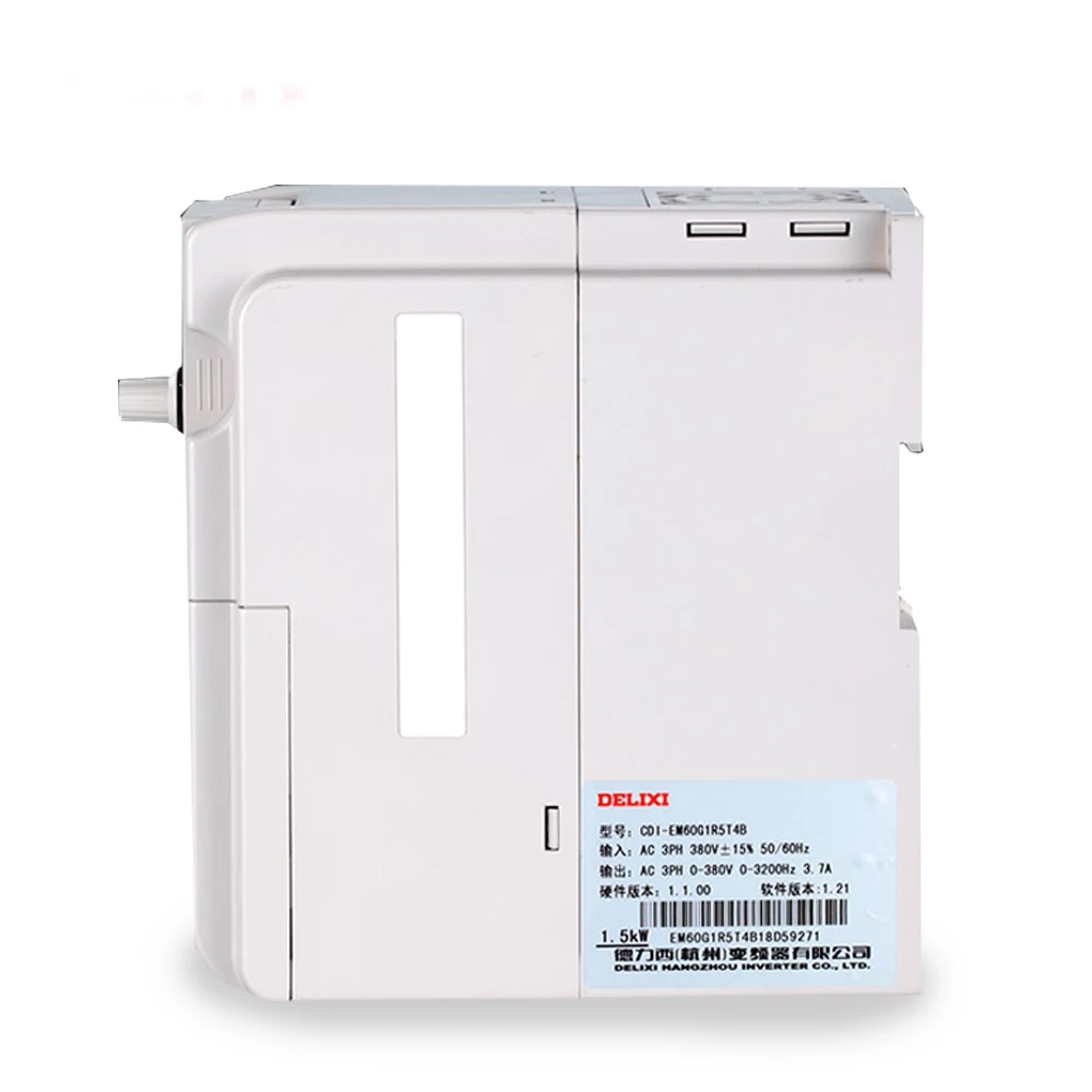 DELIXI EM60G2R2T4B Новая серия мини 380V 3-фазовый вход/выход 2.2KW микро ac dc преобразователь инвертор переменной частоты частотно-регулируемым приводом