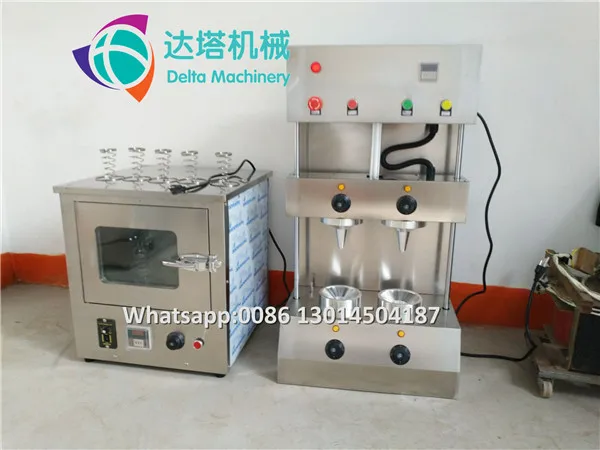 Factory supply Pizza cone machine cone pizza maker making machine for conical spiral and umbrella cone pizza
