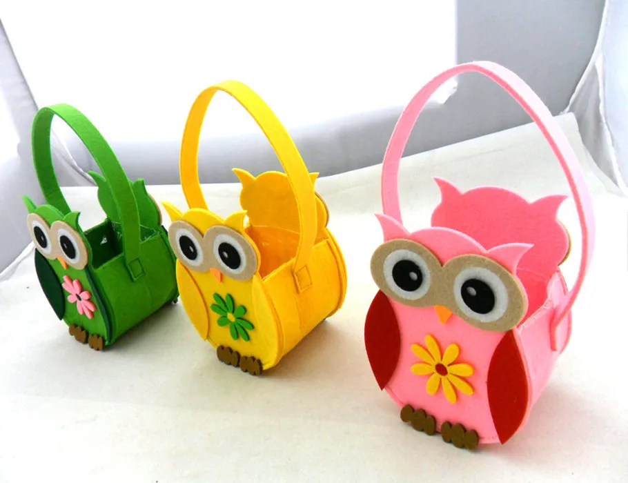 Custom any cute design fancy promotion souvenir felt basket bag