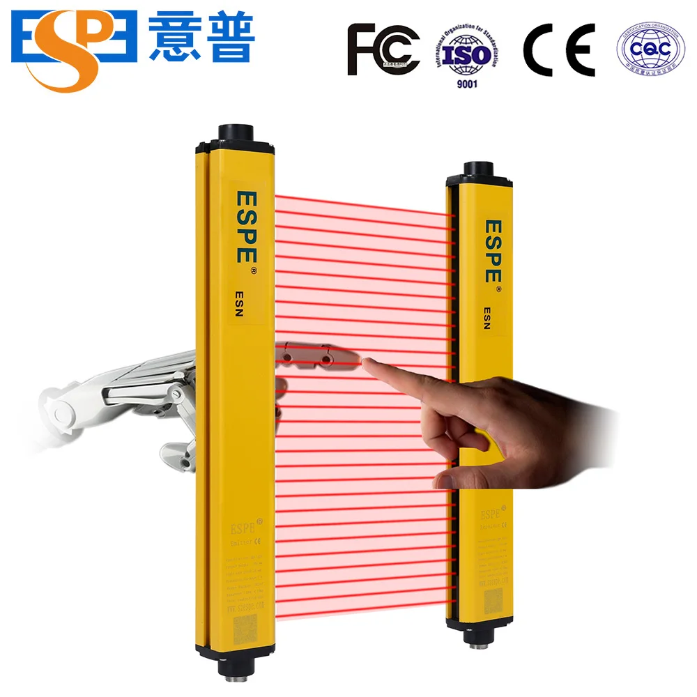 Industry Spacing Security Guard Sensor Safety Light Curtain For Automatic Machine Infrared Light Screen