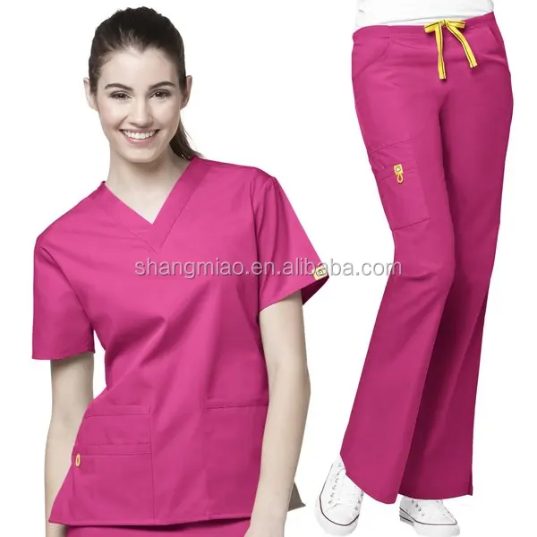 100% cotton scrubs/100 cotton nursing scrubs wholesale/Scrubs nursing uniforms whit cartoon import