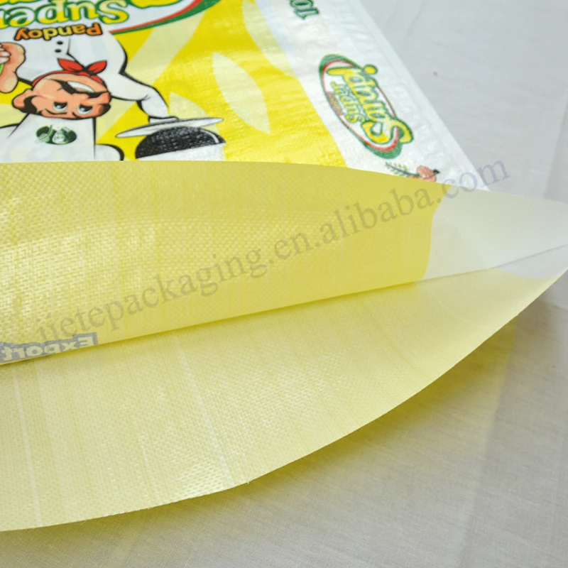 
Bopp laminated pp woven rice packing bag sack 50kg agriculture use for export 