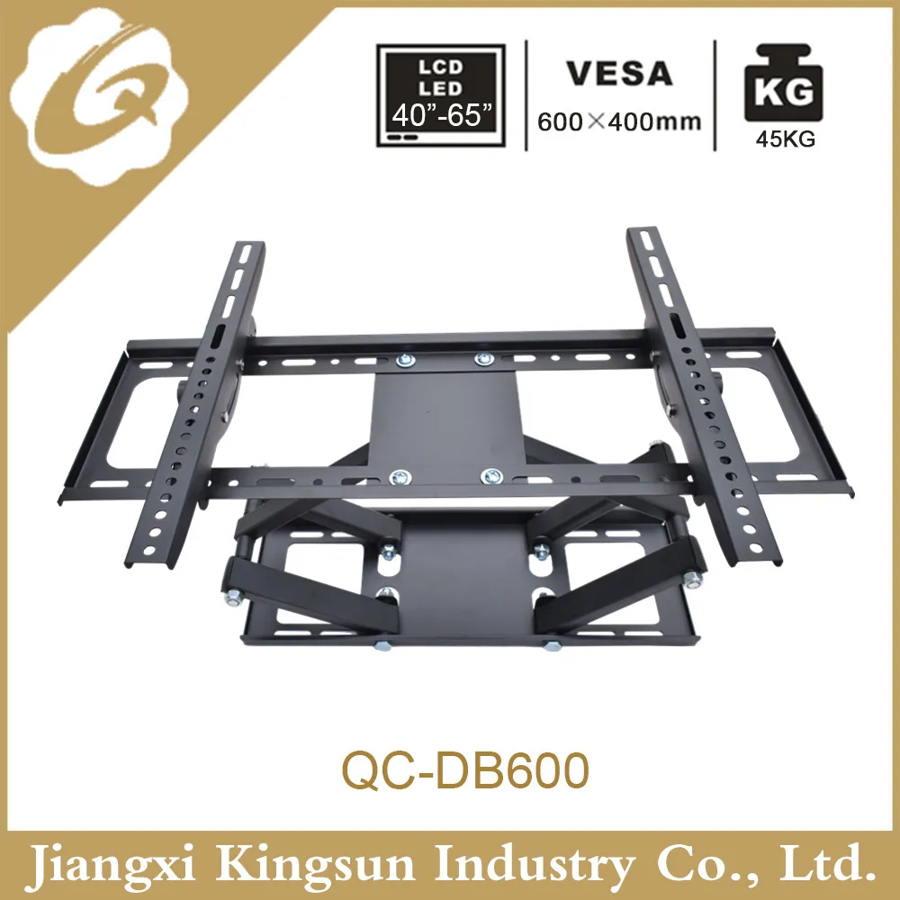 
Double Arm Articulating Cantilever TV Bracket Wall Mount with Tilt- for 40