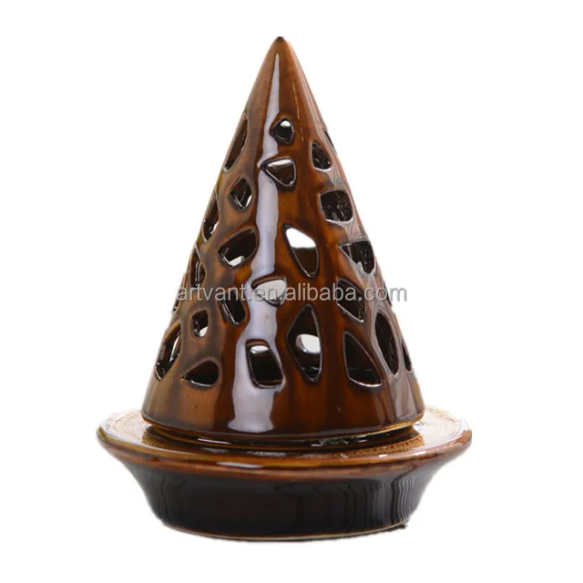 Middle Eastern Incense burners Storage Box Creative Ceramic Incense Burner Box Pyramid Ceramic Incense Burner Boxes