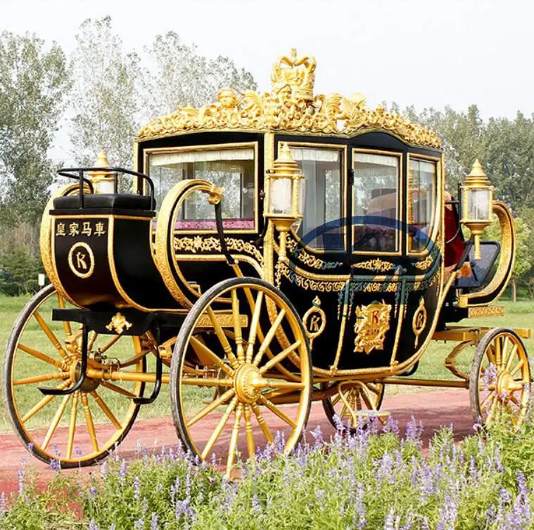 
Royal horse carriage Luxurious carriage can be customized 