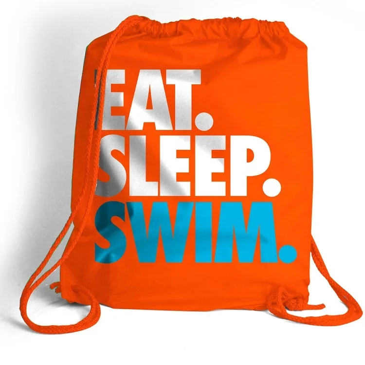 
Water Resistant Cloth Swimwear Gear Back Pack Swim Bag Drawstring 