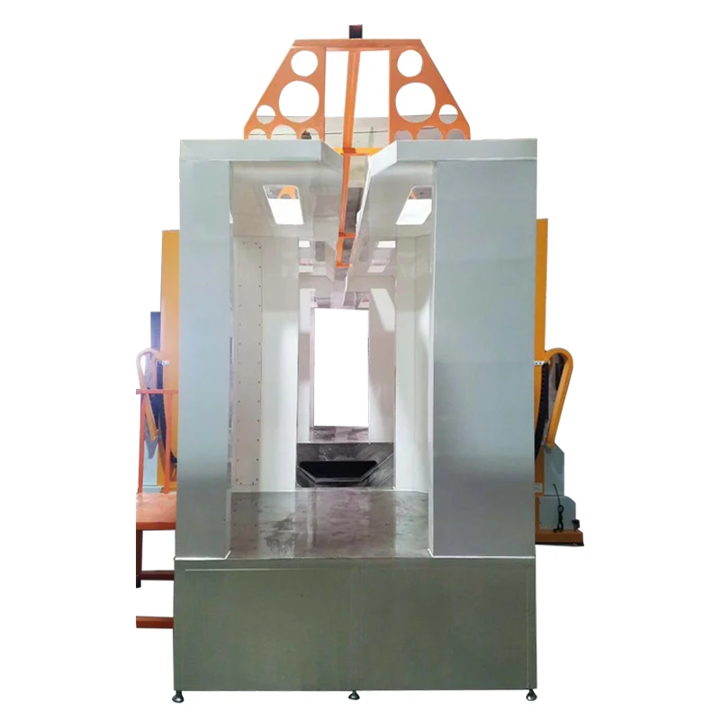 
Plastic Materials Electrostatic Powder Coating Spray Booth with Whirlwind Cyclone Powder Recovery System 