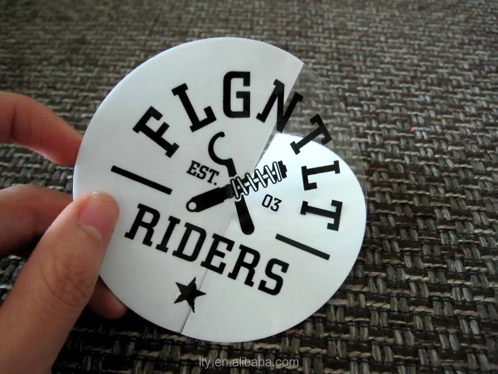 custom clear vinyl sticker transparent vinyl decal