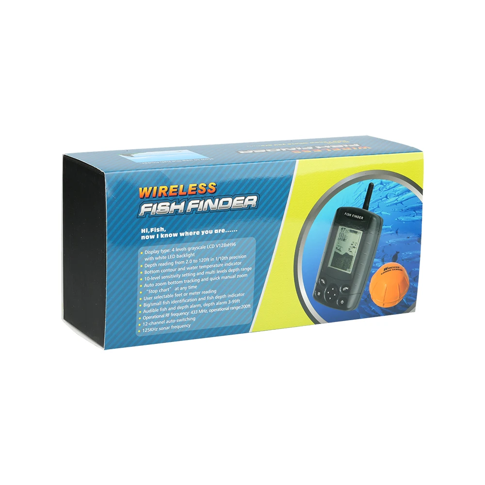 
Phiradar fish detector 4 Levels Grayscale wireless fish finder 