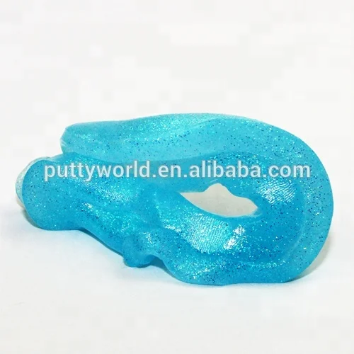 Hot sell glitter bouncing putty with shinny marble appearance