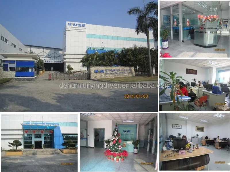 -50 dew point honeycomb rotor desiccant dehumidifier dryer