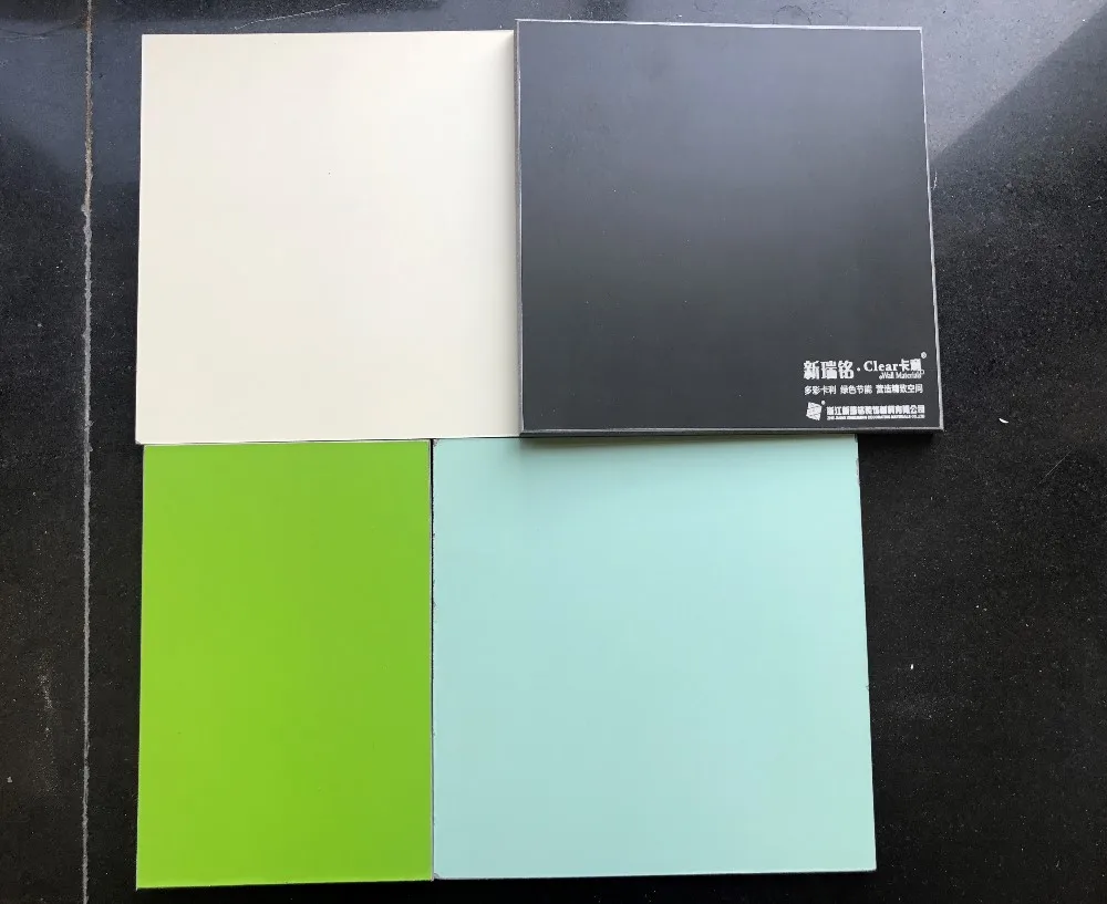 UV painted high density fiber cement decorative wall cladding sheet