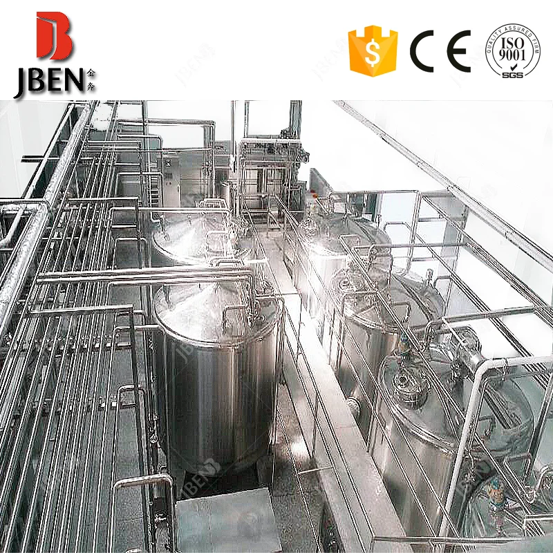 
Flavoured Milk Production Line With Milk Powder Dissolving With Water 