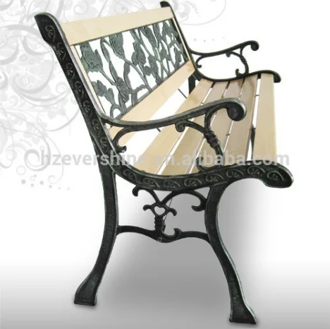 New Outdoor Contemporary Furniture Garden Wooden Park Bench