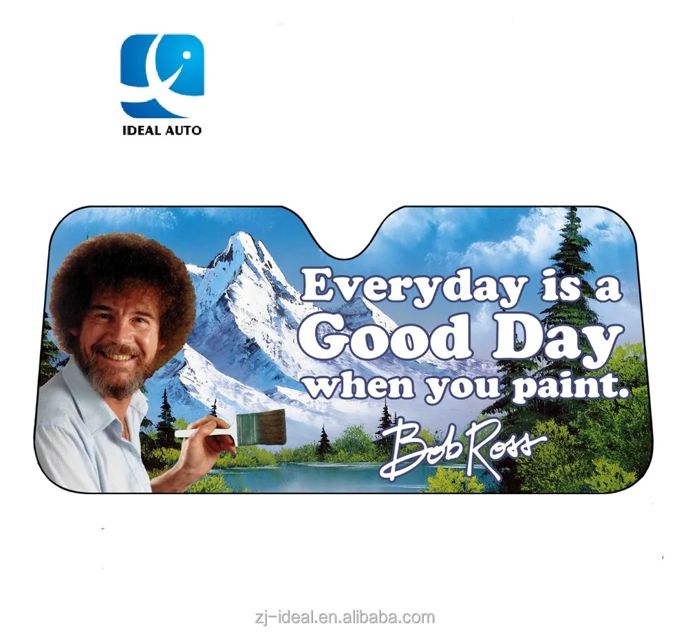 Promotional custom printed underwater world PE cardboard car static sunshade for windshield