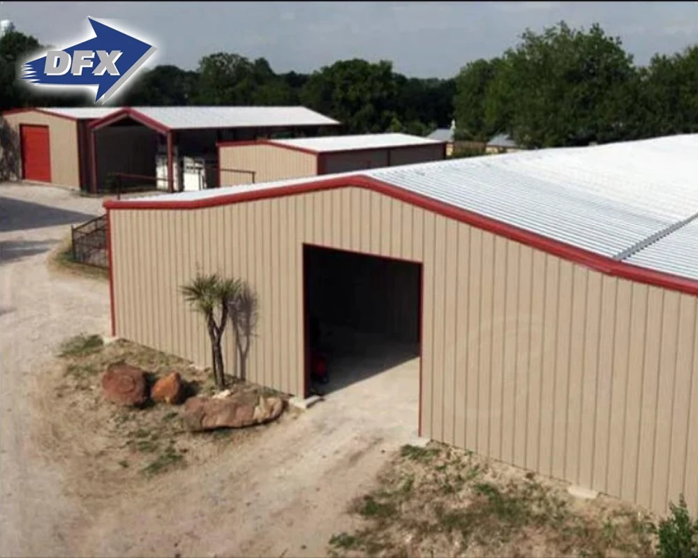 Low Cost House Designed Prefabricated Farm Goat Shed Barns